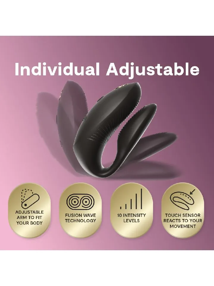 We-Vibe Chorus Pro Black - App-gesteuerter Vibrator für Paare 5 [full]