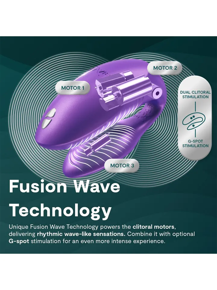 We-Vibe Chorus Pro Cosmic Purple - App-gesteuerter Vibrator für Paare 3 [full]