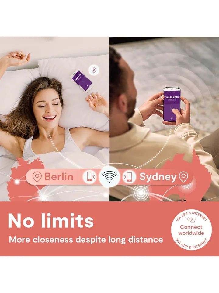 We-Vibe Chorus Pro Electric Pink - App-gesteuerter Vibrator für Paare 2 [full]