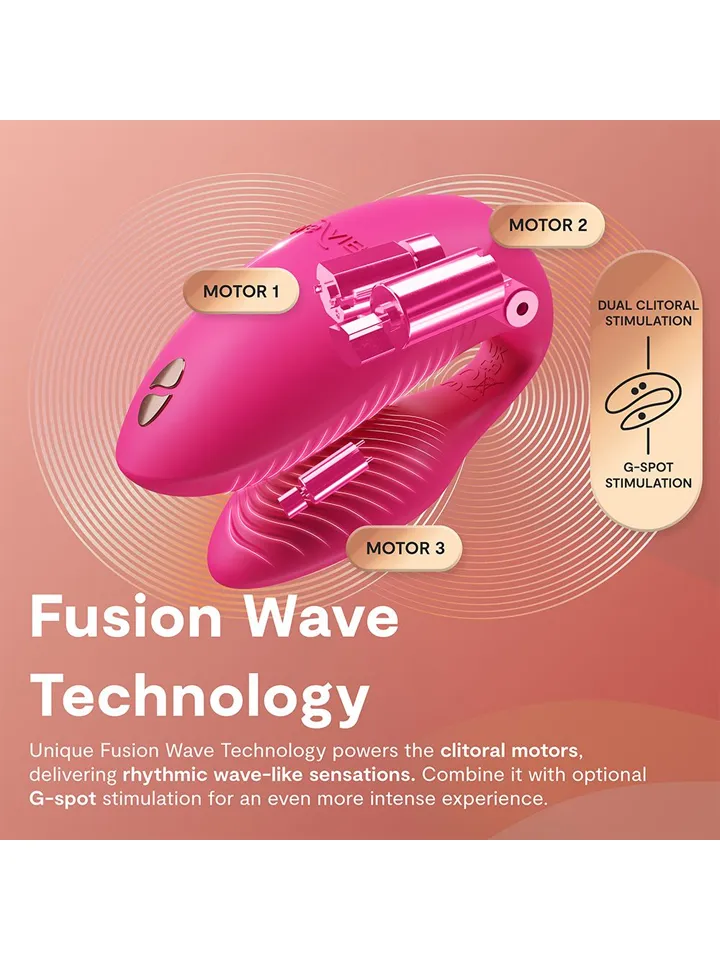 We-Vibe Chorus Pro Electric Pink - App-gesteuerter Vibrator für Paare 3 [full]