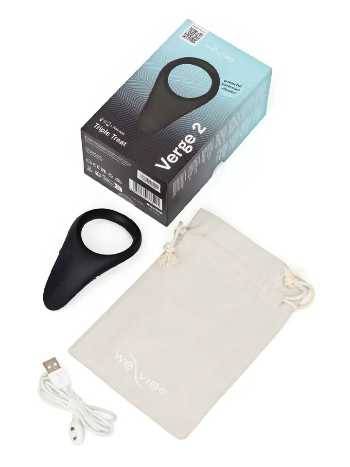 We-Vibe Verge 2 Schwarz - App-gesteuerter Penisring 5 [full]
