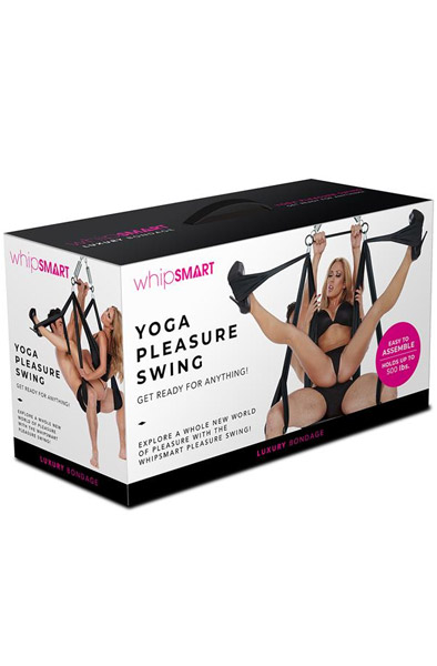 Whipsmart Yoga Pleasure Swing Black - Sexschaukel für die Tür 3