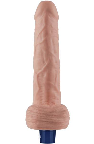 Wiederaufladbarer Vibrationsdildo 22,6 cm - Vibrierender Dildo 4