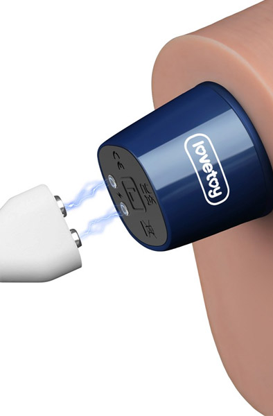 Wiederaufladbarer Vibrationsdildo 22,6 cm - Vibrierender Dildo 6