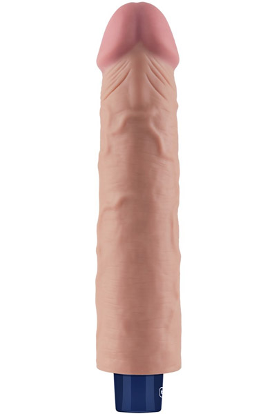 Wiederaufladbarer Vibrationsdildo 23,7 cm - Vibrierender Dildo 4