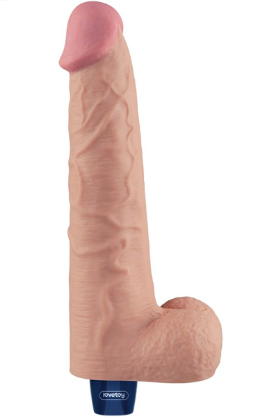 Wiederaufladbarer Vibrationsdildo 27,2 cm - Vibrierender Dildo 1