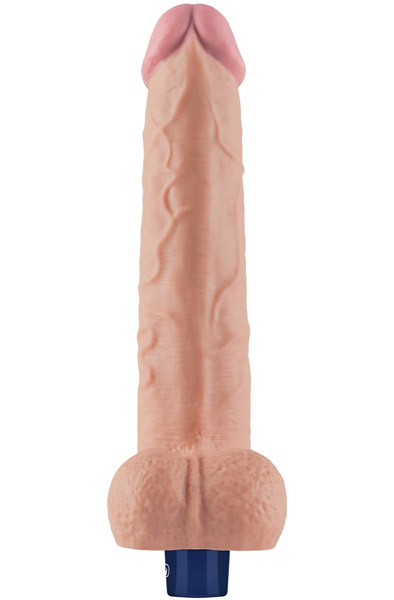 Wiederaufladbarer Vibrationsdildo 27,2 cm - Vibrierender Dildo 4
