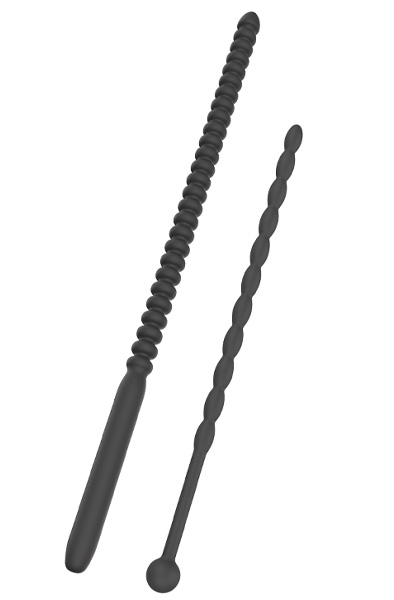 2-teiliges geripptes Penis Dilator Set - Dilator-Set 1