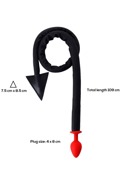 A-Gusto Butt Plug mit Teufelsschwanz - Analplug in Tierform 5