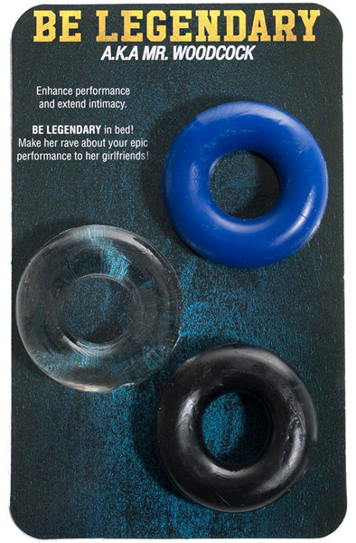 A.K.A Mr. Woodcock Penisringe 3er-Pack - Cockring-Set 2