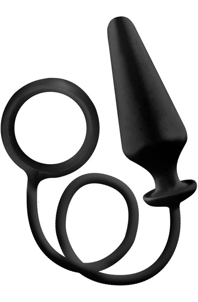 A.K.A Sergant Stiffy Silikon Cockring & Butt Plug - Analplug mit Penisring 1