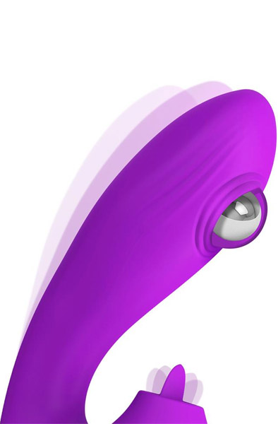 Action No. 21 Vibe mit Kugelpulsation & lecken der Zunge - Vibrator 3