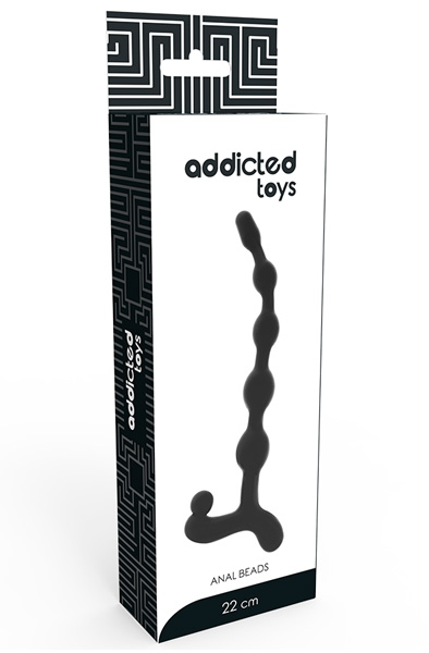 Addicted Toys Analkugeln Schwarz 22 cm - Anal-Kugeln 2