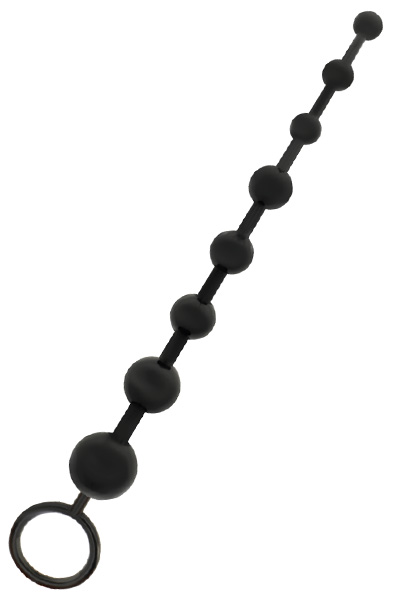 Addicted Toys Analperlen Schwarz 26 cm - Anal-Kugeln 1