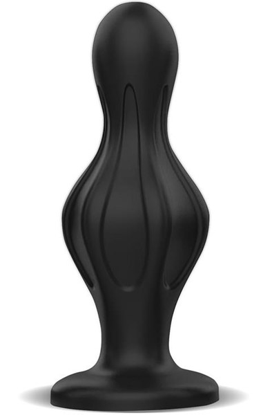 Afterdark Nocte Anal Plug Schwarz Silikon 12cm - Analplug 1