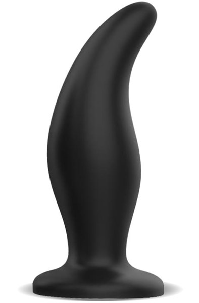 Afterdark Sharky Analplug Schwarz Silikon 12cm - Analplug 1