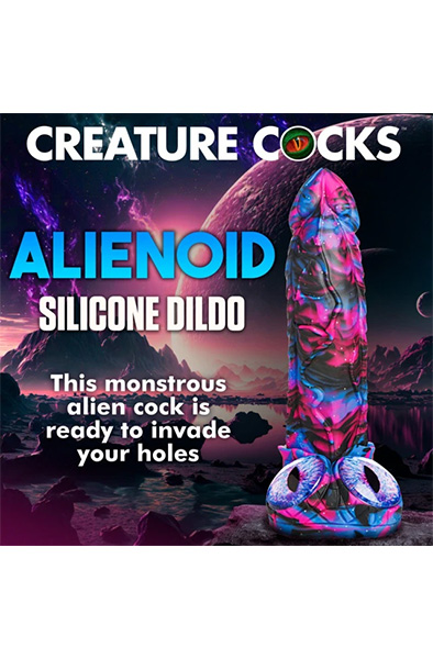 Alienoid Silikon Dildo 22 cm - Drachen-Dildo 2