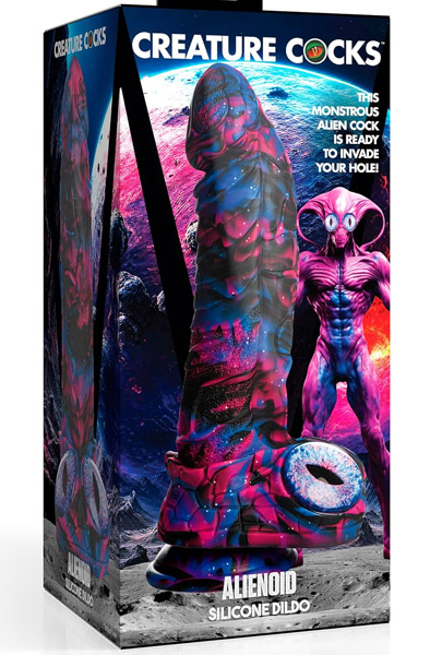Alienoid Silikon Dildo 22 cm - Drachen-Dildo 8