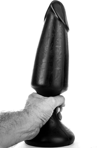 All Black Analplug 35 cm - Extra dicker Analplug 1