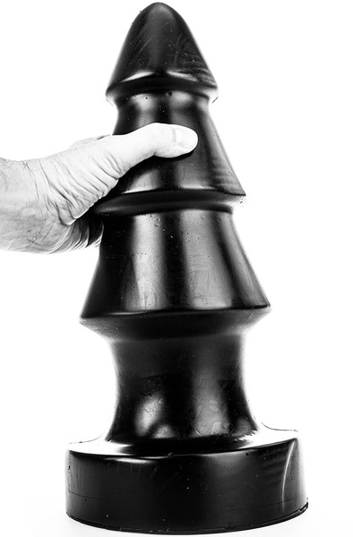 All Black Butt Plug 40 cm - Extra dicker Analplug 1