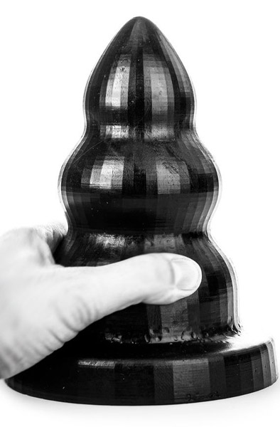 All Black Dreifaches Vergnügen Klein - XL Buttplug 1