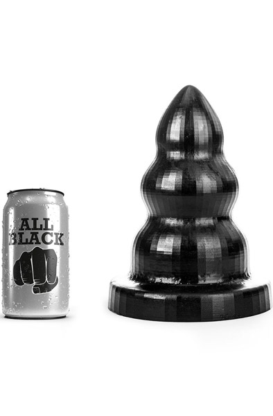 All Black Dreifaches Vergnügen Klein - XL Buttplug 2