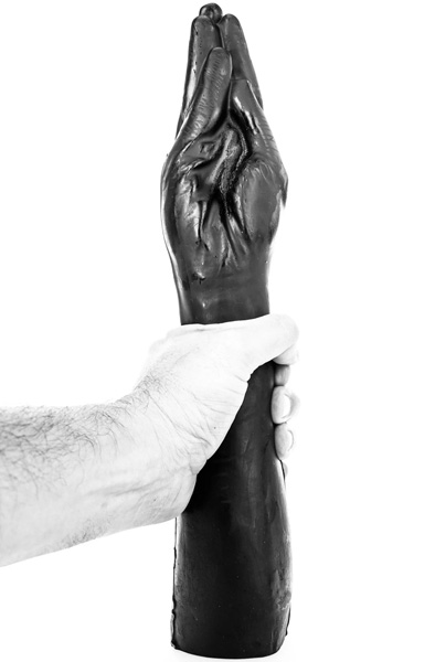 All Black Hand/Arm 39 cm - Fisting-Arm 2