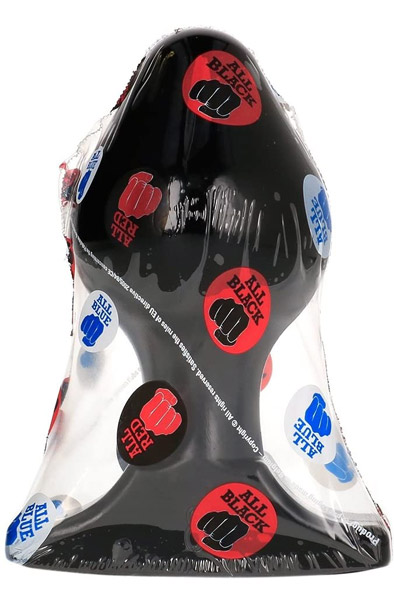 All Black Vinyl-Analplug 16 cm - XL Buttplug 2