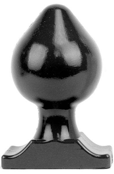 All Black Vinyl-Analplug 22 cm - XL Buttplug 1