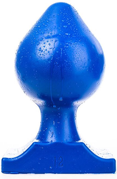 All Blue Vinyl-Analplug 22,5 cm - Extra dicker Analplug 2