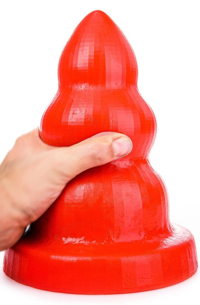 All Red Dreifaches Vergnügen Medium - XL Buttplug 1