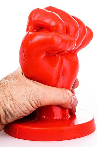 All Red Fist Large - Fisting Hand 1