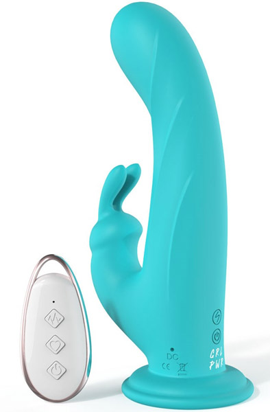 Amazing Greta Green mit Fernbedienung - Rabbit-Vibrator 1