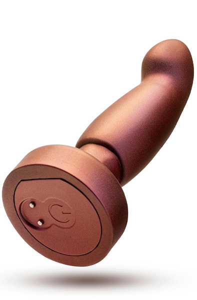 Anal Adventures Matrix Bionischer Plug Kosmisches Kupfer - Vibrierender Analplug 4