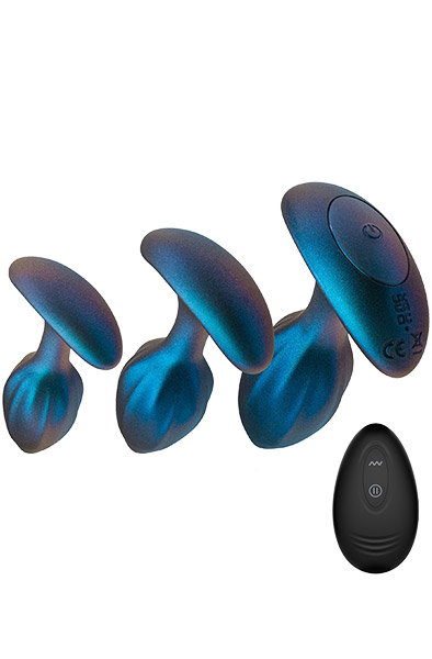 Anal Adventures Matrix Cosmos Plug Set - Vibrierender Analplug 3