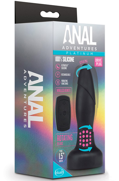 Anal Adventures Platin Drive Plug - Ferngesteuerter Analplug 3