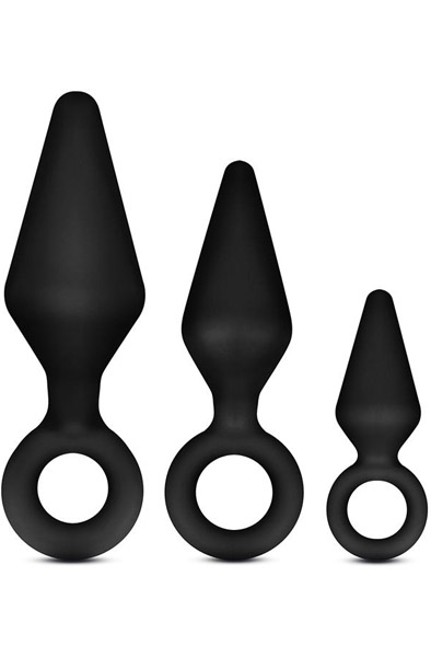 Anal Adventures Platin Loop Plug Set - Analplug Set 1