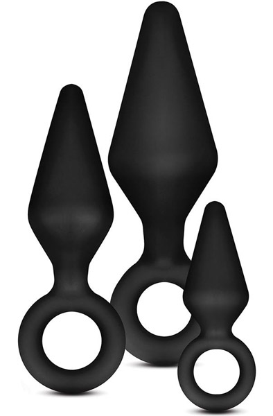 Anal Adventures Platin Loop Plug Set - Analplug Set 2