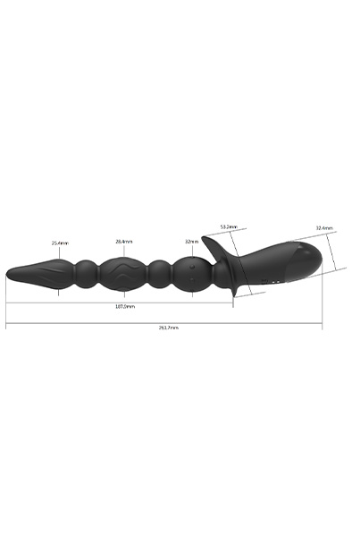 Analvergnügen mit 3 leistungsstarken Motoren - Anal-Vibrator 4