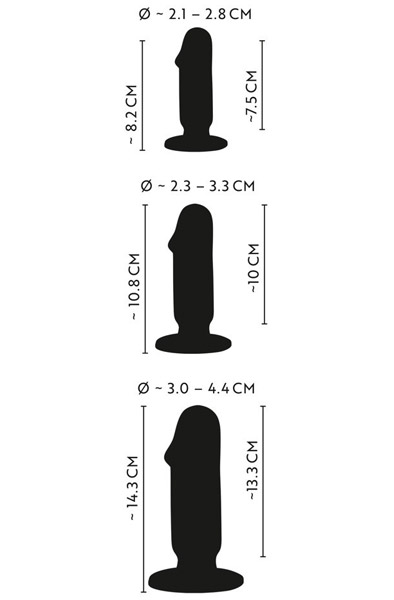 Anos Analplug Trainingsset - Analplug Set 3
