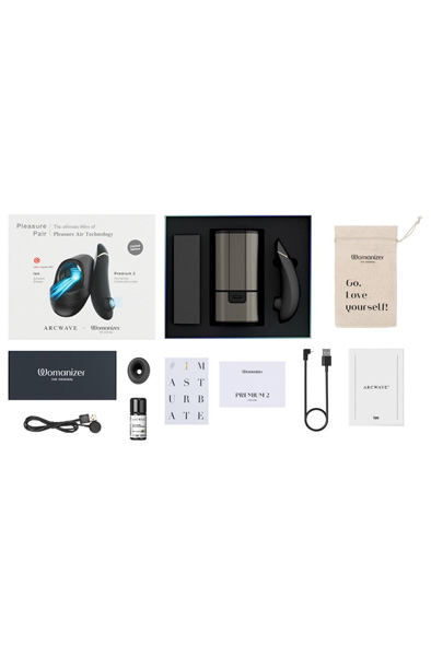 Arcwave x Womanizer Vergnügungsset Ion + Premium 2 - Luftdruck-Vibrator 2
