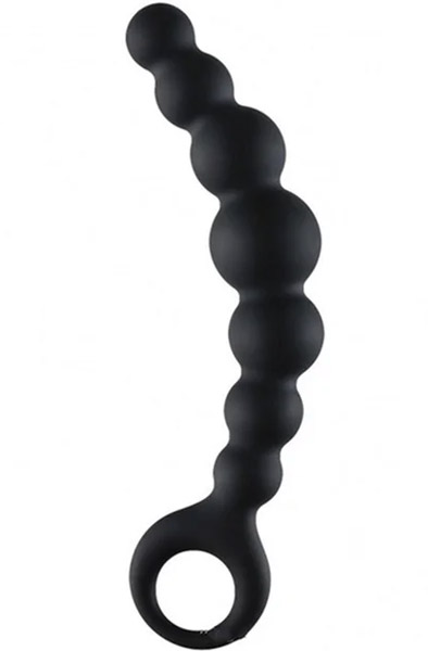 Arse Beads Silikon Schwarz 17,8 cm - Anal-Kugeln 1