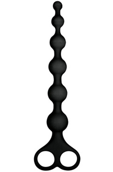 Arse Beads Silikon Schwarz 26 cm - Anal-Kugeln 1