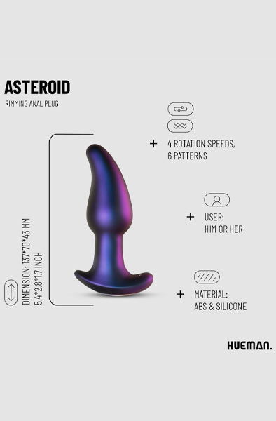Asteroid Rimming Analplug - Vibrierender Analplug 3