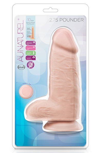 Au Natural Pounder Vanille 25 cm - XL Dildo 4