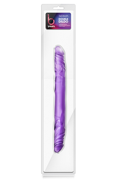 B Yours Doppeldildo Lila 35 cm - Doppel-Dildo 2