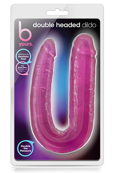 B Yours Doppelseitiger Dildo Pink 45 cm - Doppel-Dildo 2