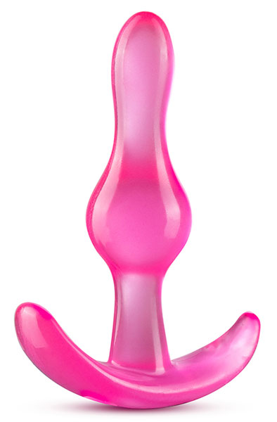 B Yours Kurviger Analplug Pink - Mini-Analdildo 1
