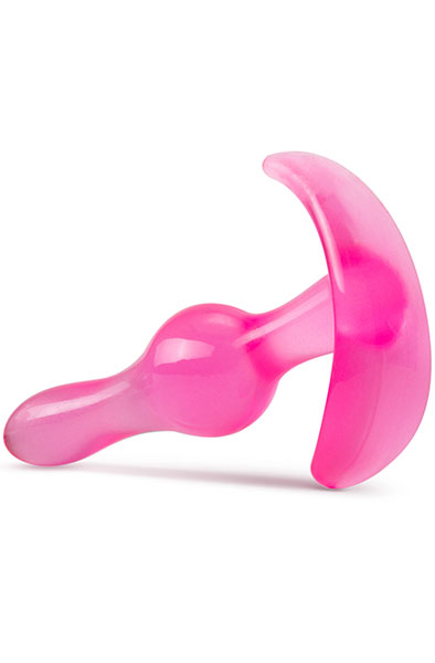B Yours Kurviger Analplug Pink - Mini-Analdildo 2