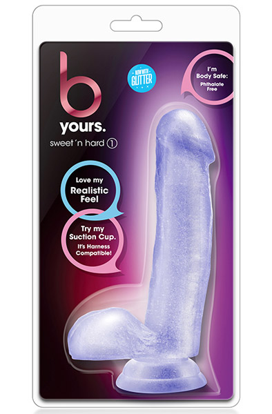 B Yours Sweet n' Hard 1 Transparent 18 cm - Dildo 3